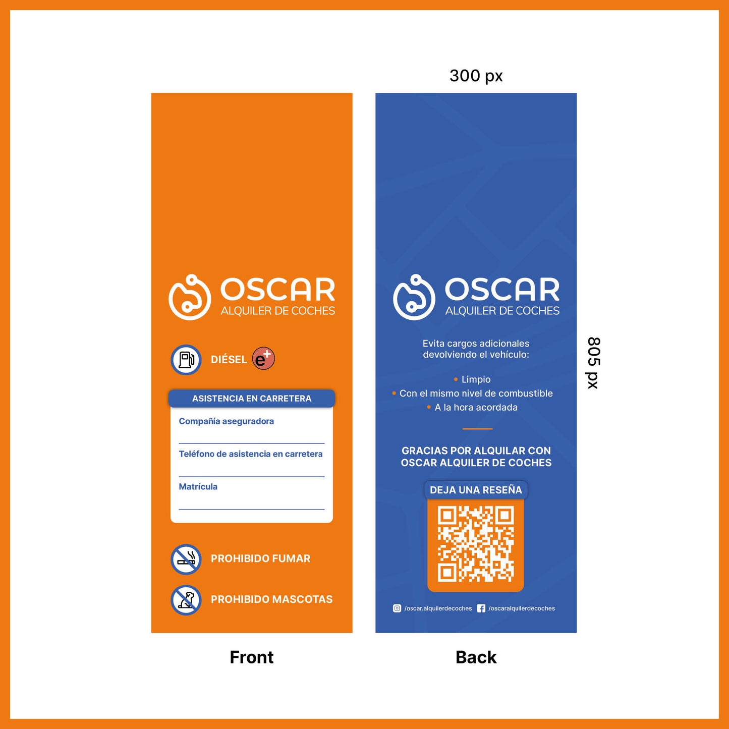 Cuelga retrovisor - diésel (10 uds.)