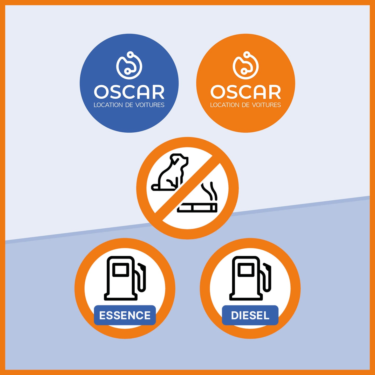 Sticker package 10 cars - BE French