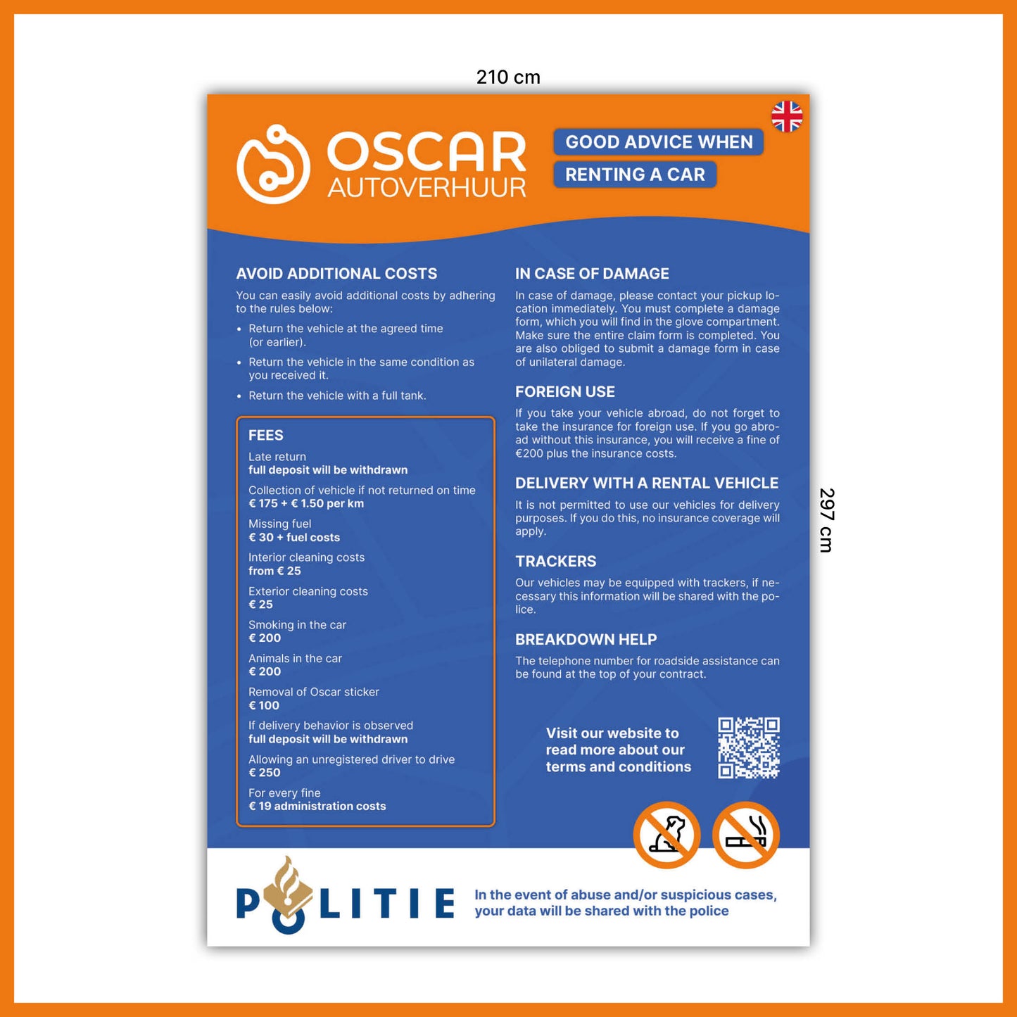 Flyer ‘Voorkom kosten’ (20 stuks)