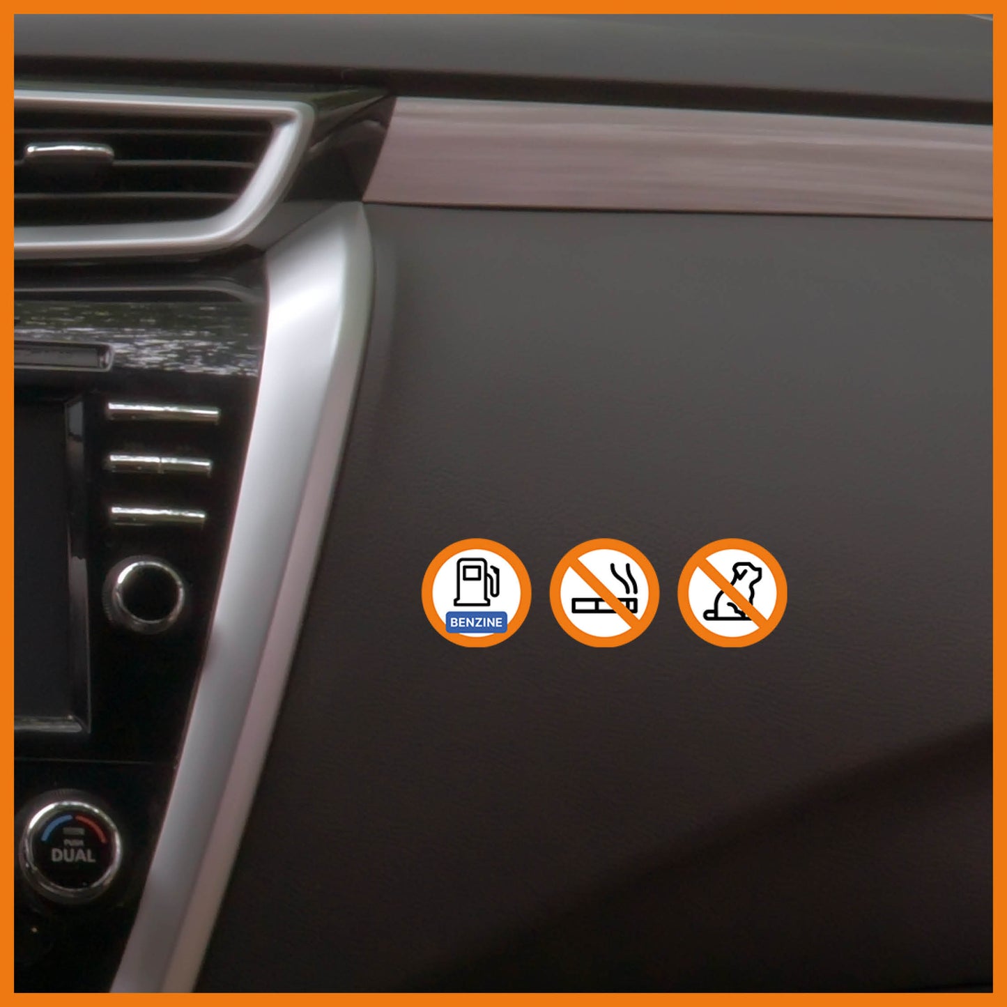 Benzinesticker (5 stuks)