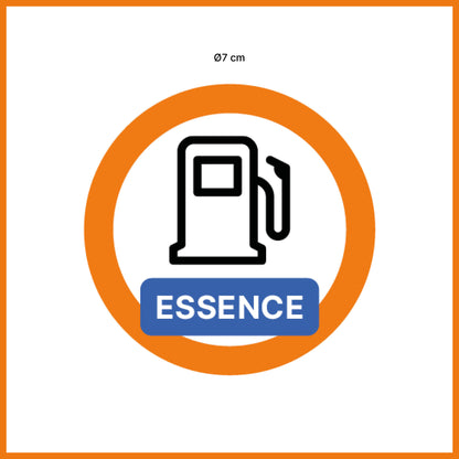 Benzinesticker (5 stuks)