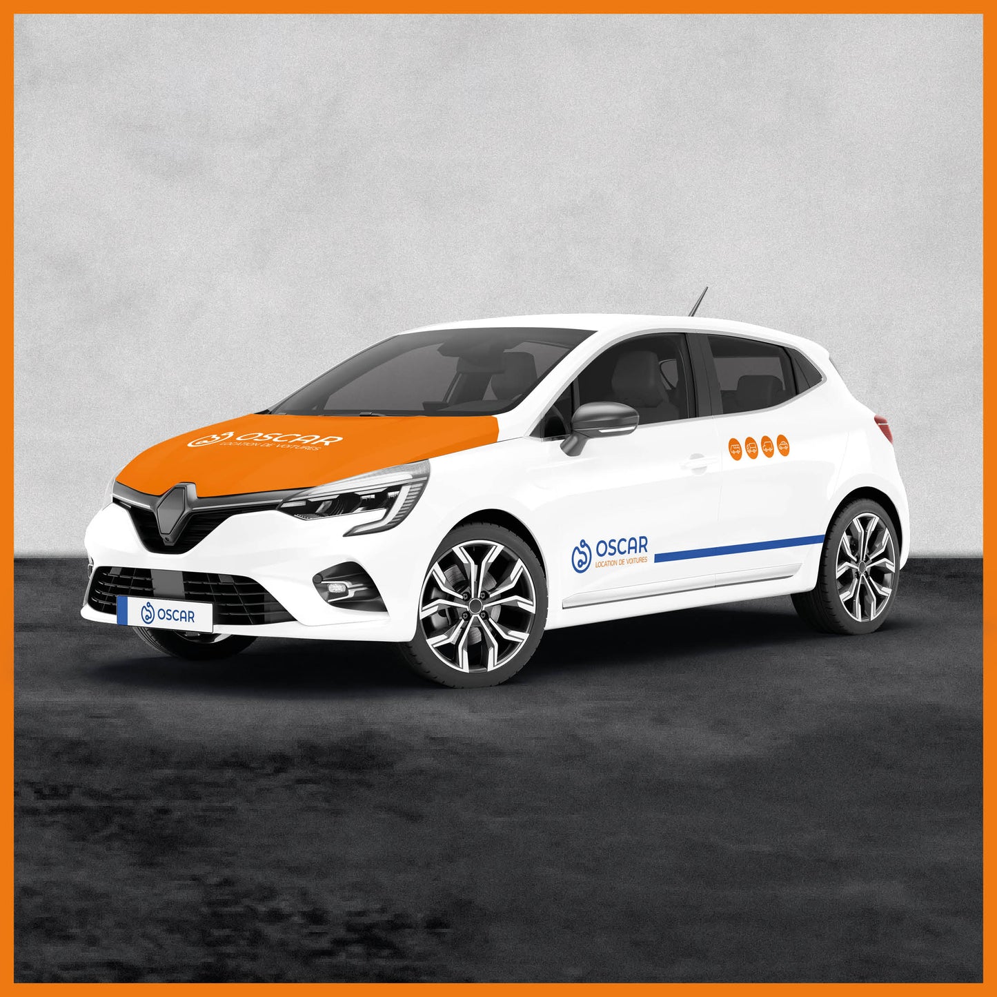 Wrapping passenger car