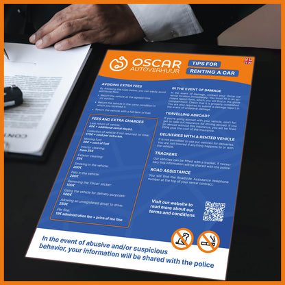 Avoid fees sign - A3