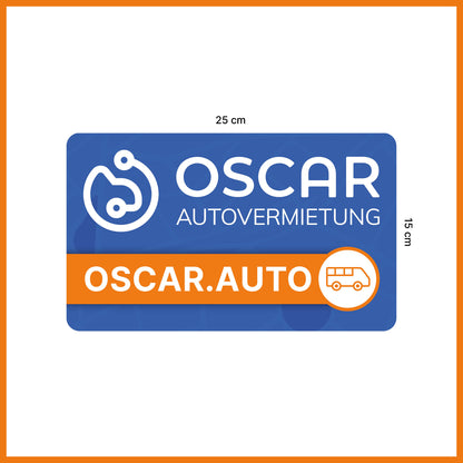 Aufkleber für Kleinbus