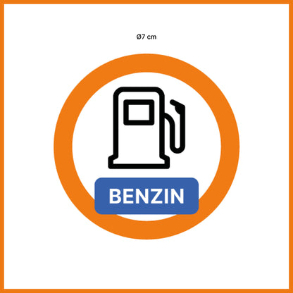 Aufkleber "Benzin" (5 Stück)