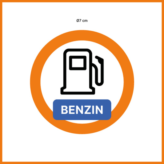 Aufkleber "Benzin" (5 Stück)
