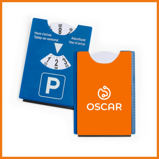 Parkeerschijf met ijskrabber (5 stuks)