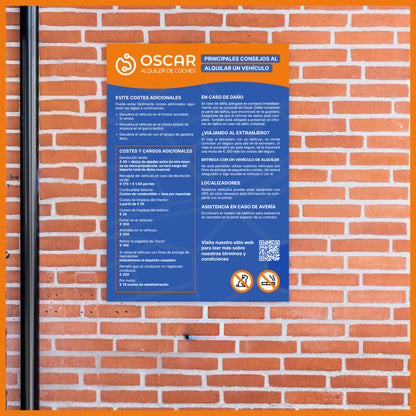 Avoid fees sign - A3