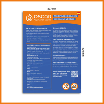 Avoid fees sign - A3