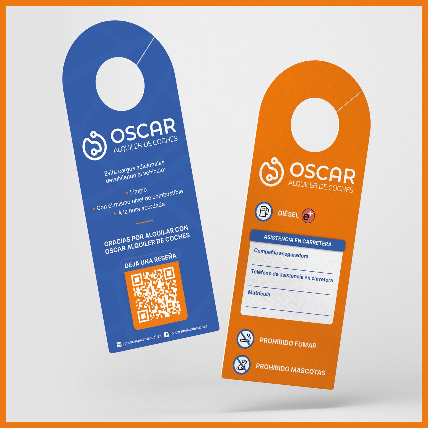 Cuelga retrovisor - diésel (10 uds.)