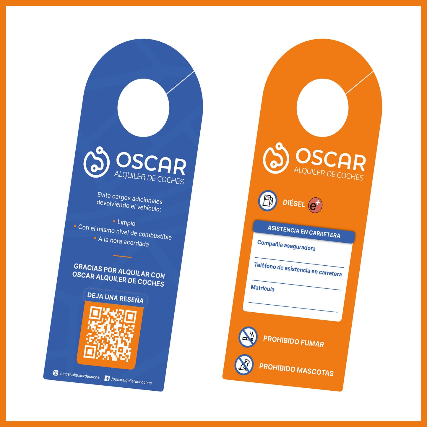 Cuelga retrovisor - diésel (10 uds.)