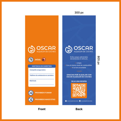 Cuelga retrovisor - diésel (10 uds.)