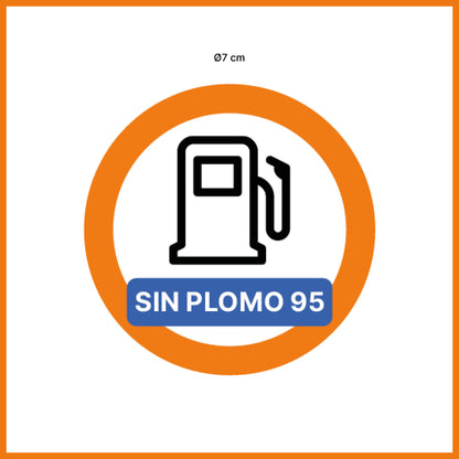 Pegatina gasolina (5 uds.)
