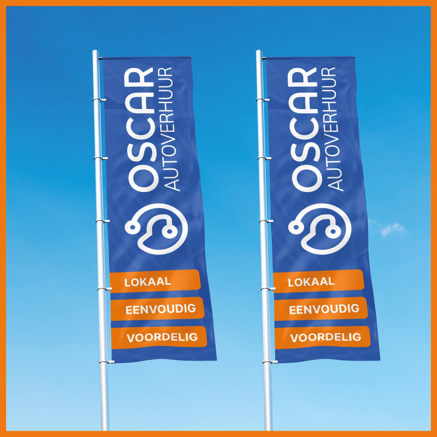 Drapeau bannière 1 x 4