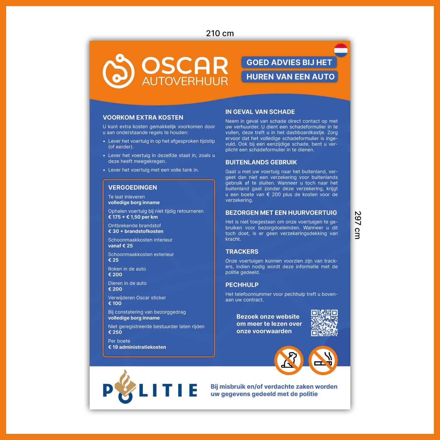 Flyer ‘Voorkom kosten’ (20 stuks)