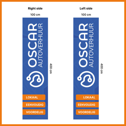 Drapeau bannière 1 x 4