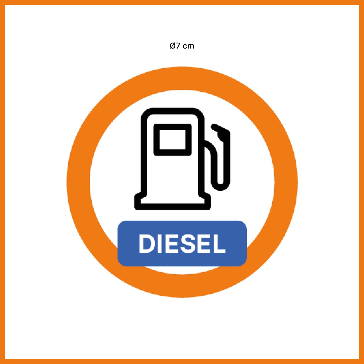 Dieselsticker (5 stuks)